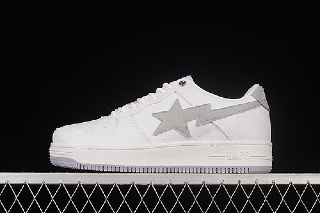 Bape [BAPE STA TOKYO LOW WHITE/WHITE/GREY]-[WOMAN:36-39]-[MAN:40-45], photo 1
