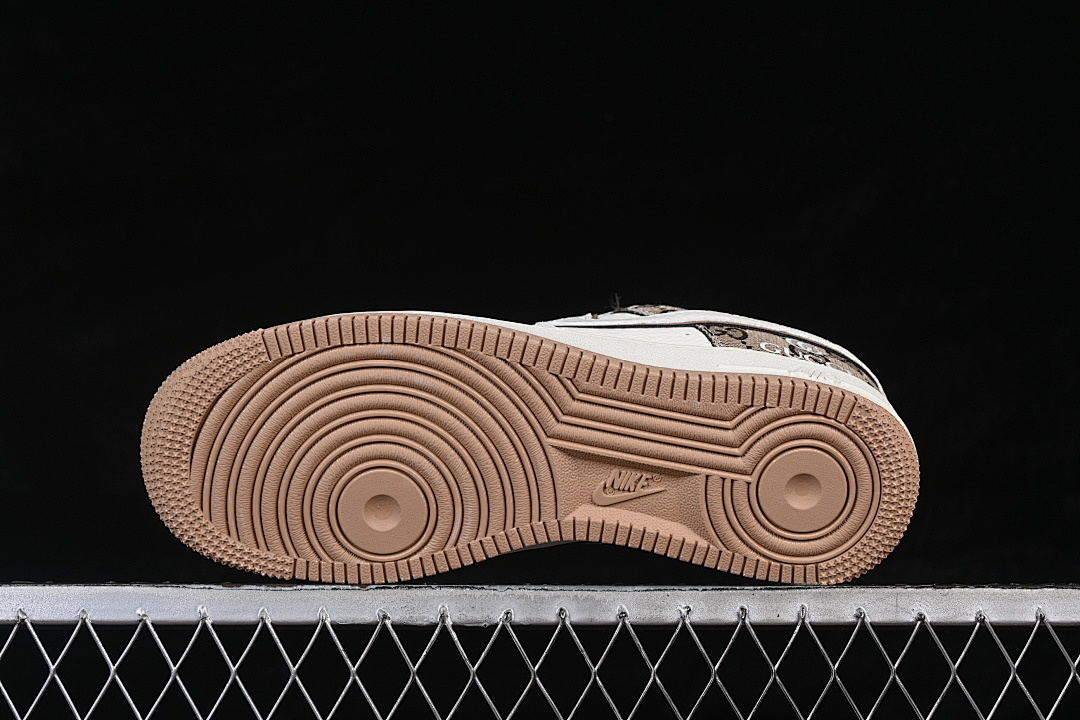 Nike [MM3399-809]-[AIR FORCE 1 07 LOW CASUAL SNEAKERS WHITE/GREY/BROWN]-[WOMAN:36-39]-[MAN:40-45] - Image 15