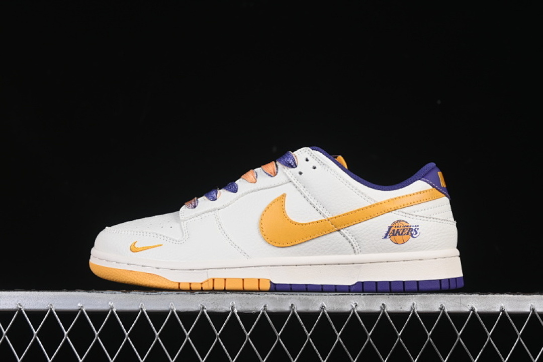 Unbranded [CS1688-107]-[DUNK LOW NBA CASUAL SNEAKERS ORANGE/WHITE]-[WOMAN:36-39]-[MAN:40-45], photo 1