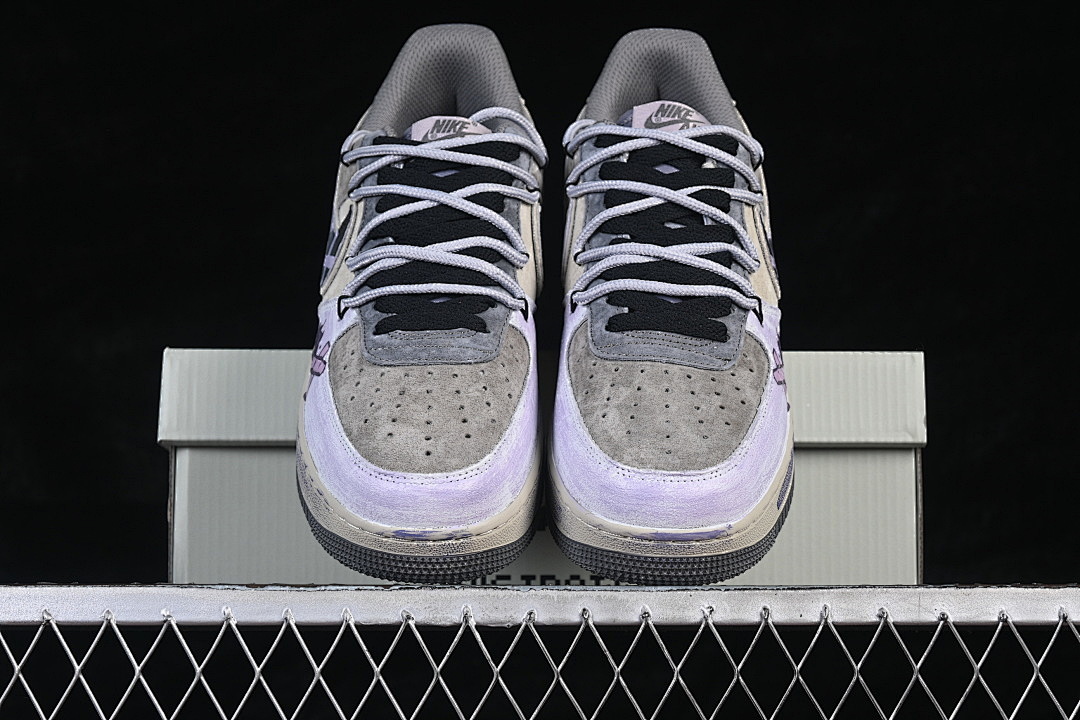 Nike [YD2425-066]-[AIR FORCE 1 07 LOW BAND AID CASUAL SNEAKERS GREY/BEIGE]-[WOMAN:36-39]-[MAN:40-45] - Image 12