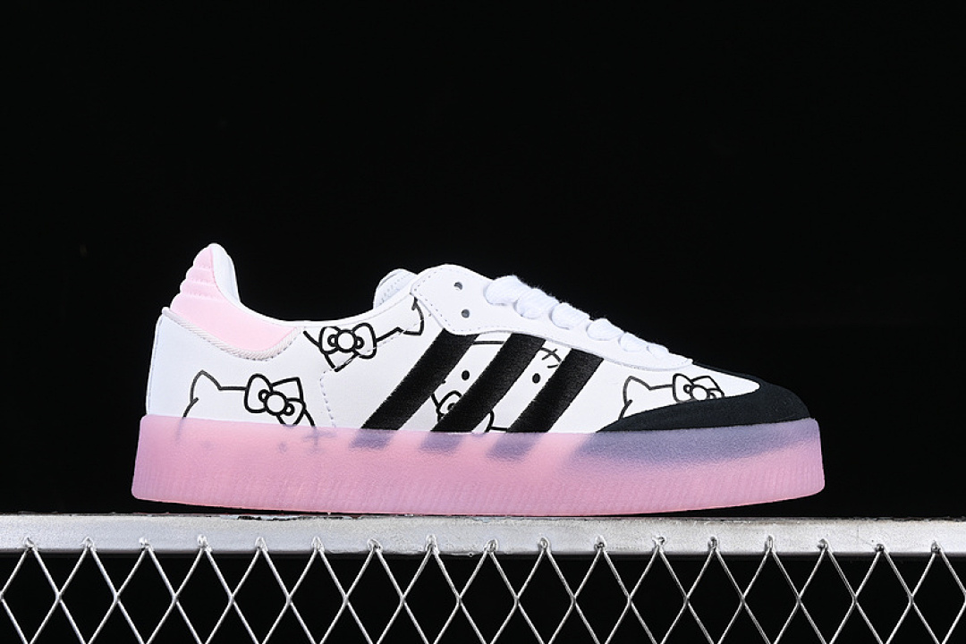 Adidas [IG4450]-[SAMBA VEGAN WHITE/BLACK/PINK]-[WOMAN:36-39]-[MAN:40-45] - Image 16