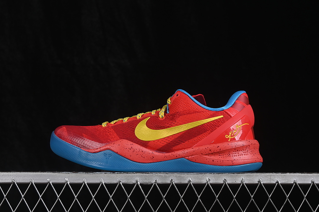 Nike [IM0594-600]-[SYSTEM MEN'S PRACTICAL BASKETBALL SHOES RED/BLUE/YELLOW]-[WOMAN:39]-[MAN:40-47.5], photo 1