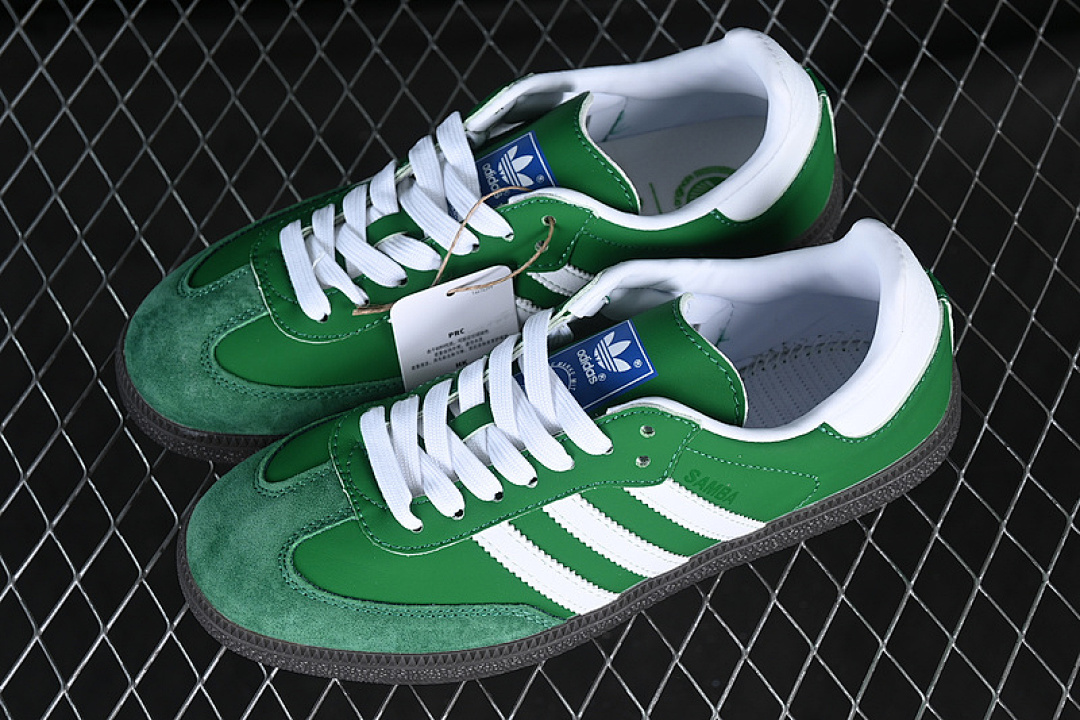 Adidas [IG1024]-[SAMBA VEGAN OG WHITE/BLACK/GREEN]-[WOMAN:36-40] - Image 11