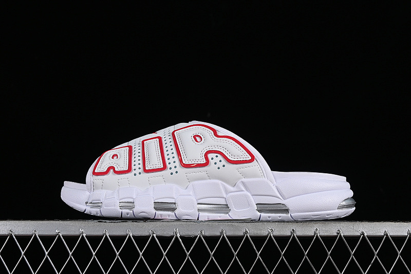Nike Nike AIR MORE UPTEMPO SLIDE WHITE/WHITE/UNIVERSITY RED · FD9885-100, photo 1