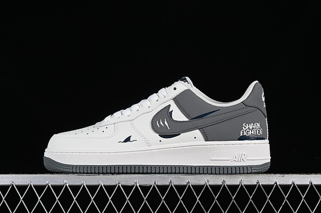 Nike [DB3301-220]-[AIR FORCE 1 07 LOW SHARK WHITE/GREY]-[WOMAN:36-39]-[MAN:40-45], photo 1