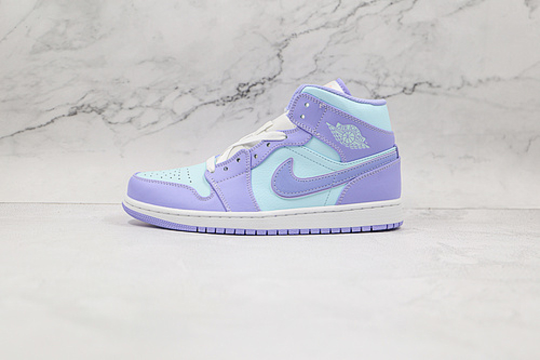 Jordan [554724-500]-[AIR JORDAN 1 MID PURPLE PULSE/ARCTIC PUNCH/GLACIER BLUE]-[UNSIEX:35.5-46], photo 1