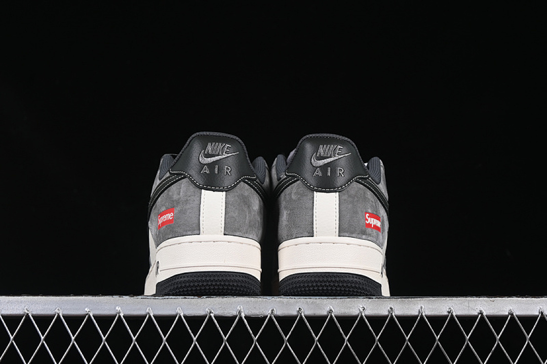 Nike [XZ6188-792]-[AIR FORCE 1 07 LOW SUPREME WHITE/GREY/BLACK]-[WOMAN:36-39]-[MAN:40-45] - Image 14