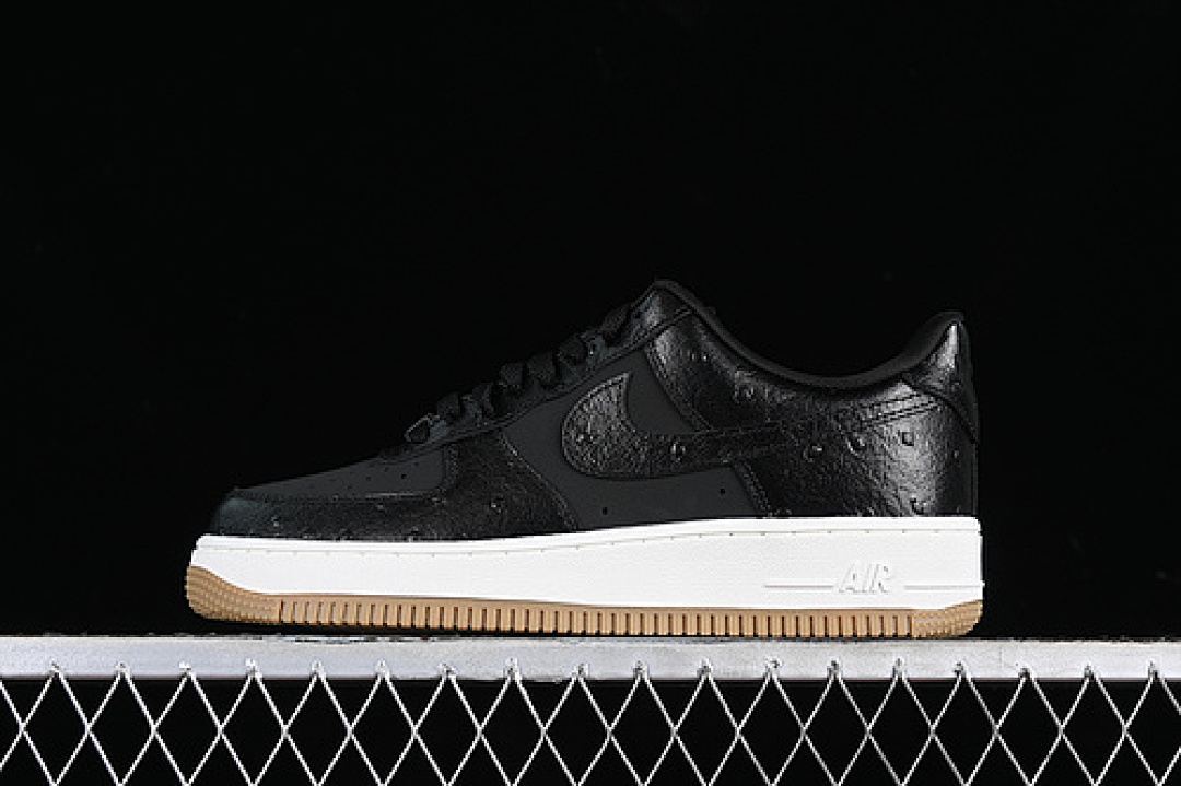 Nike Nike AIR FORCE 1 07 LOW BLACK/SAIL/GUM LIGHT BROWN · DZ2708-002, photo 1