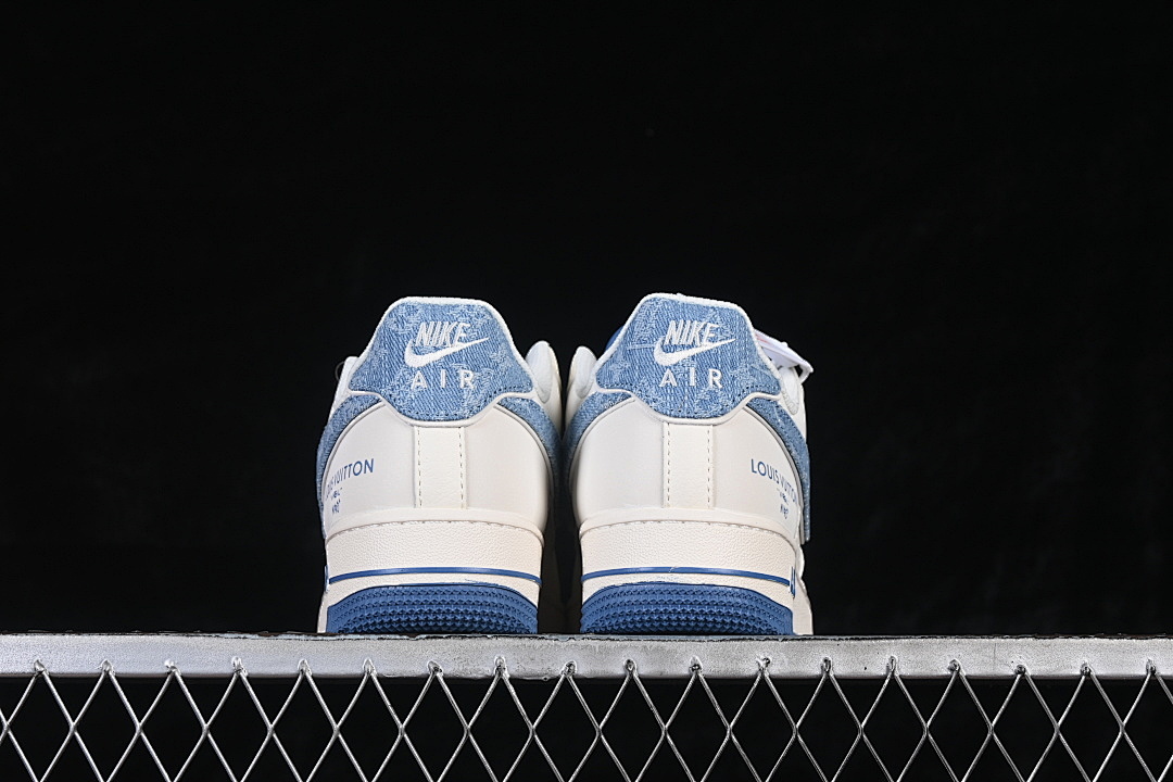 Nike [SM6668-130]-[AIR FORCE 1 07 LOW CASUAL SNEAKERS DARK BLUE/WHITE]-[WOMAN:36-39]-[MAN:40-45] - Image 13