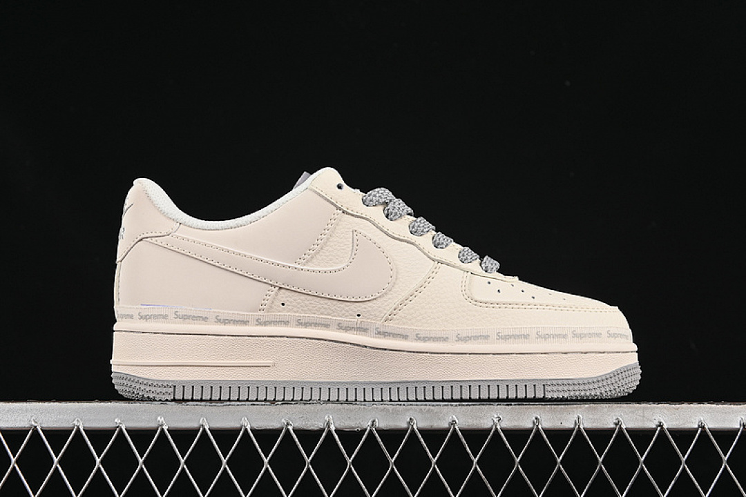 Nike [XX3168-205]-[AIR FORCE 1 07 LOW SUPREME BEIGE/GREY]-[WOMAN:36-39]-[MAN:40-45] - Image 16