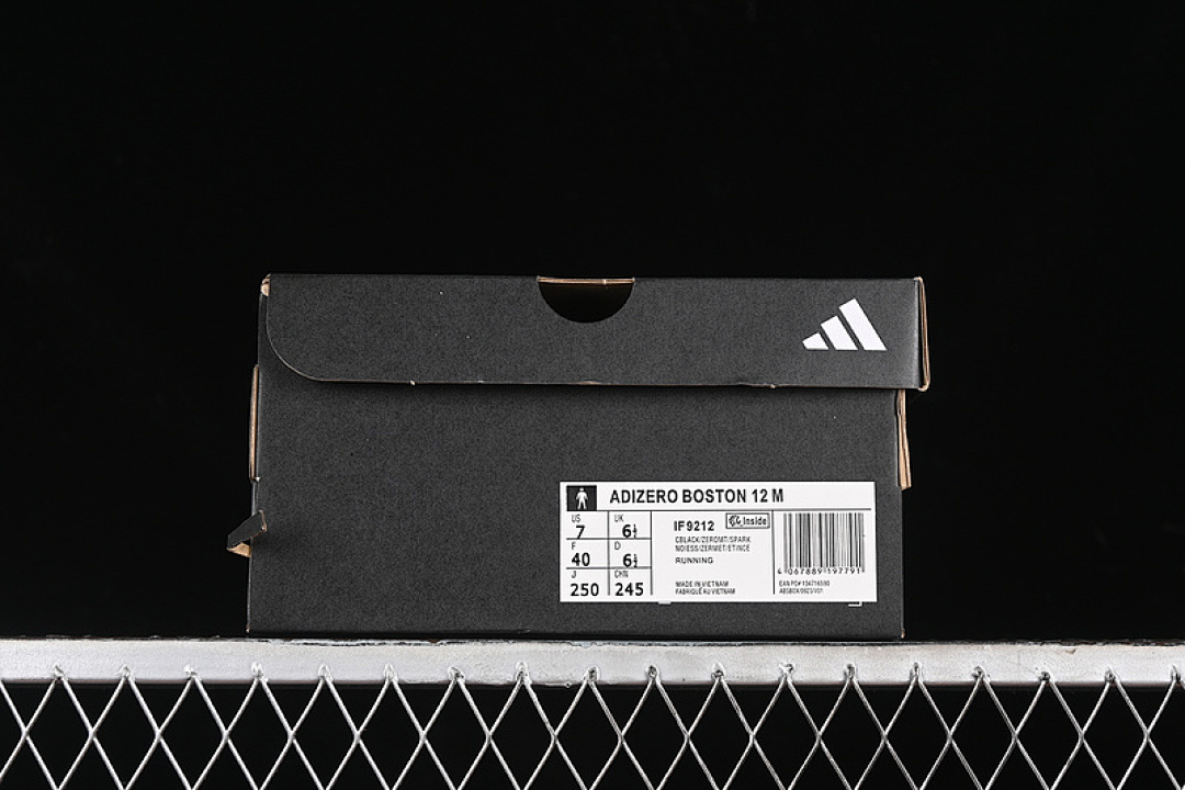 On Running [IF9212]-[ADIZERO BOSTON 12 M CORE BLACK/ZERO METALLIC/SPARK]-[WOMAN:36-39]-[MAN:40-45] - Image 12