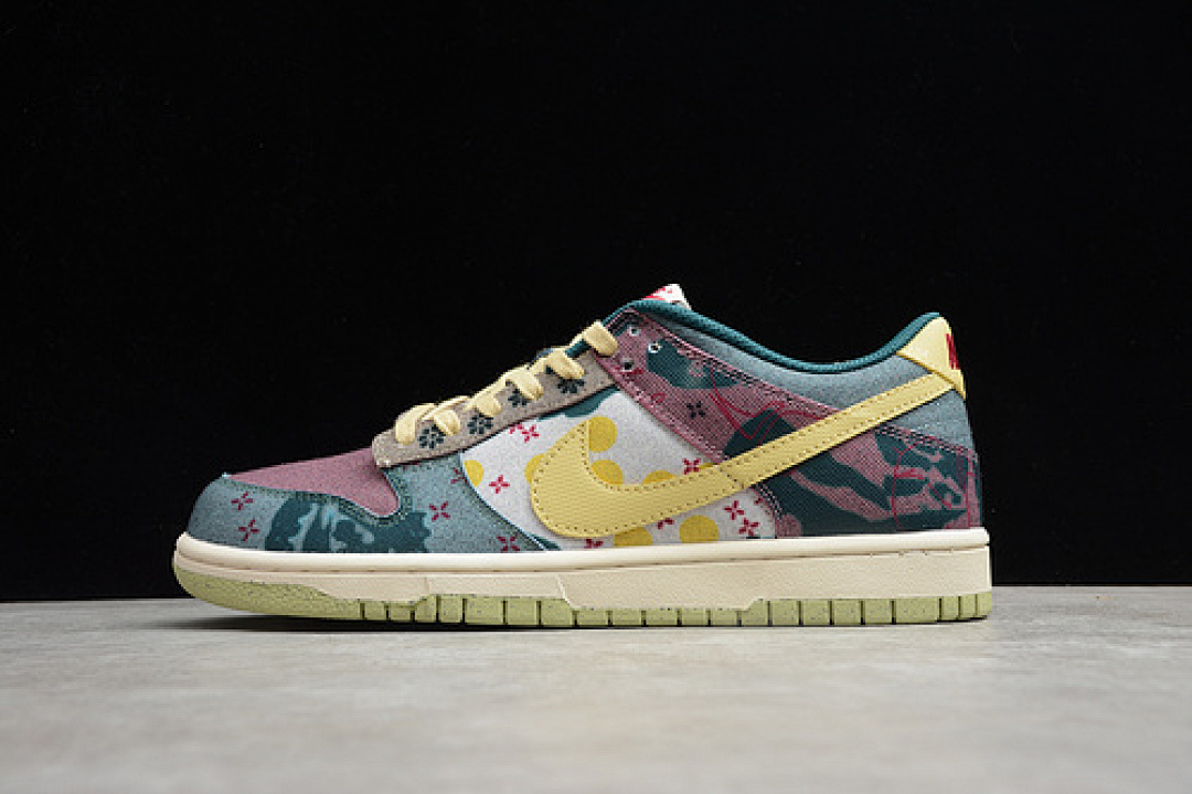 Unbranded [CZ9747-900]-[SB DUNK LOW SP LEMON WASH MULTI-COLOR/MIDNIGHT TURQUOISE-CARDINAL (RED]), photo 1