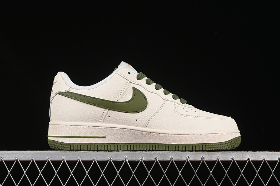 Nike [XX3168-151]-[AIR FORCE 1 07 LOW GREEN/GOLD/WHITE]-[WOMAN:36-39]-[MAN:40-45] - Image 16