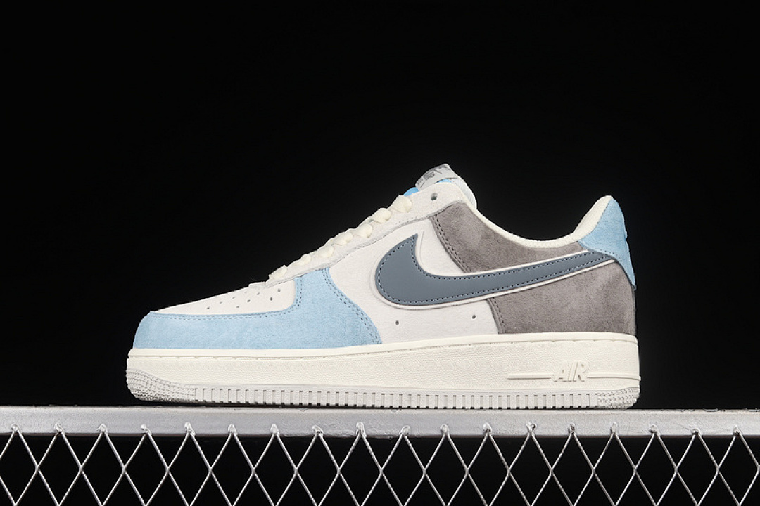 Nike Nike AIR FORCE 1 LOW 07 GREY/ARMORY BLUE/WHITE · LZ6699-523, photo 1