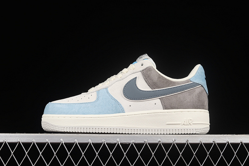 Nike Nike AIR FORCE 1 LOW 07 GREY/ARMORY BLUE/WHITE · LZ6699-523, photo 1