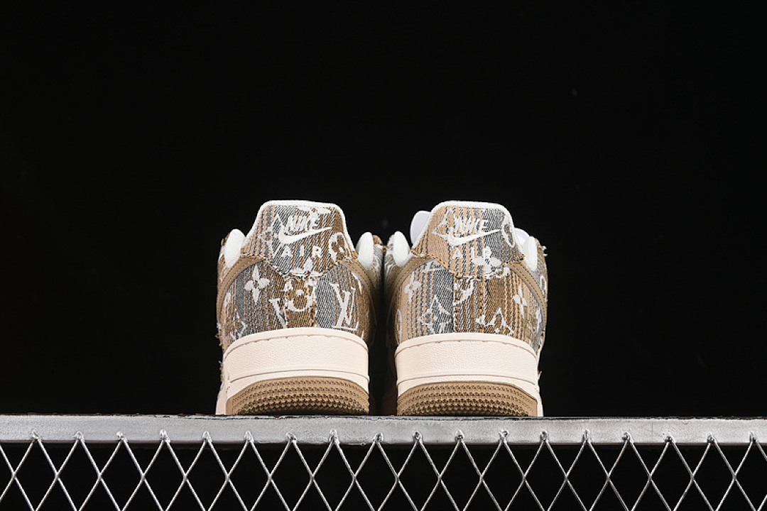 Nike [XS1958-582]-[AIR FORCE 1 07 LOW LV WHITE/KHAKI]-[WOMAN:36-39]-[MAN:40-45] - Image 14