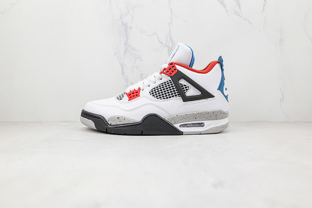 Jordan [CI1184-146]-[AIR JORDAN 4 RETRO SE WHAT THE WHITE/MILITARY BLUE-FIRE RED/TECH (GREY]), photo 1
