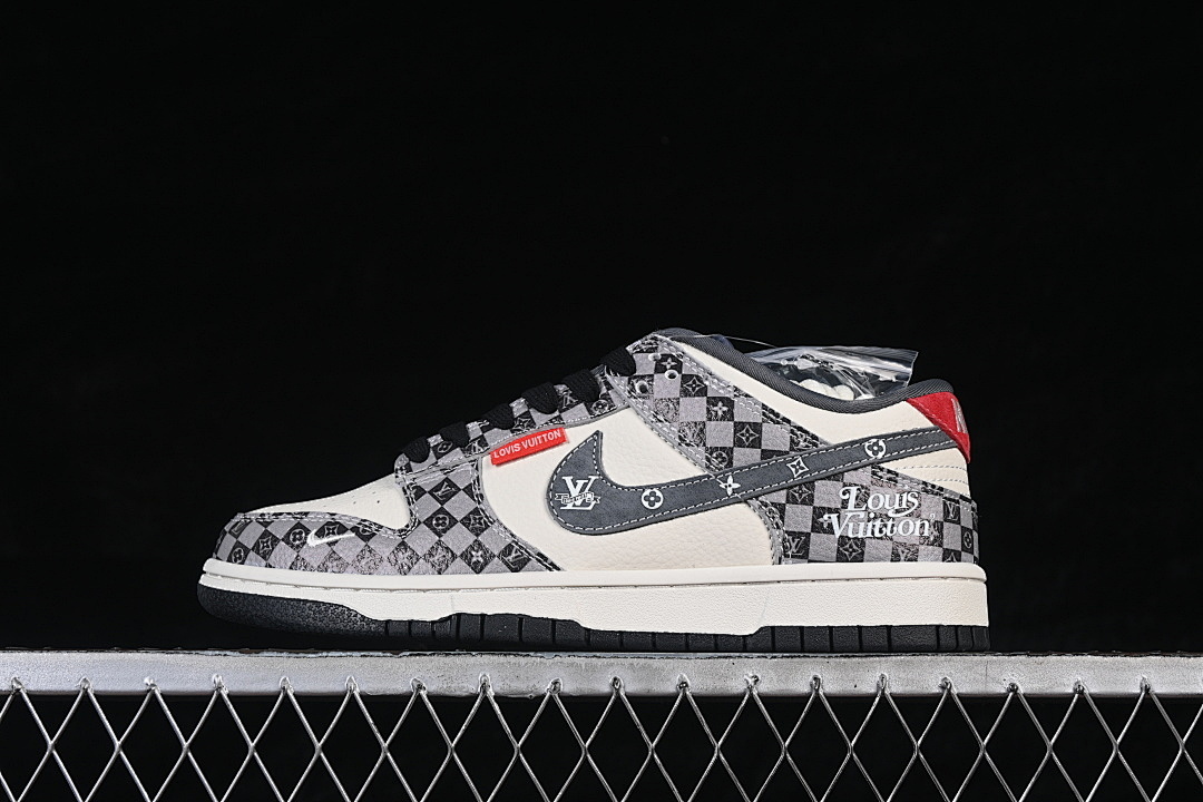 Unbranded [DN3168-033]-[SB DUNK LOW LOW-TOP CASUAL SNEAKERS BEIGE/GREY/WHITE]-[WOMAN:36-39]-[MAN:40-45], photo 1