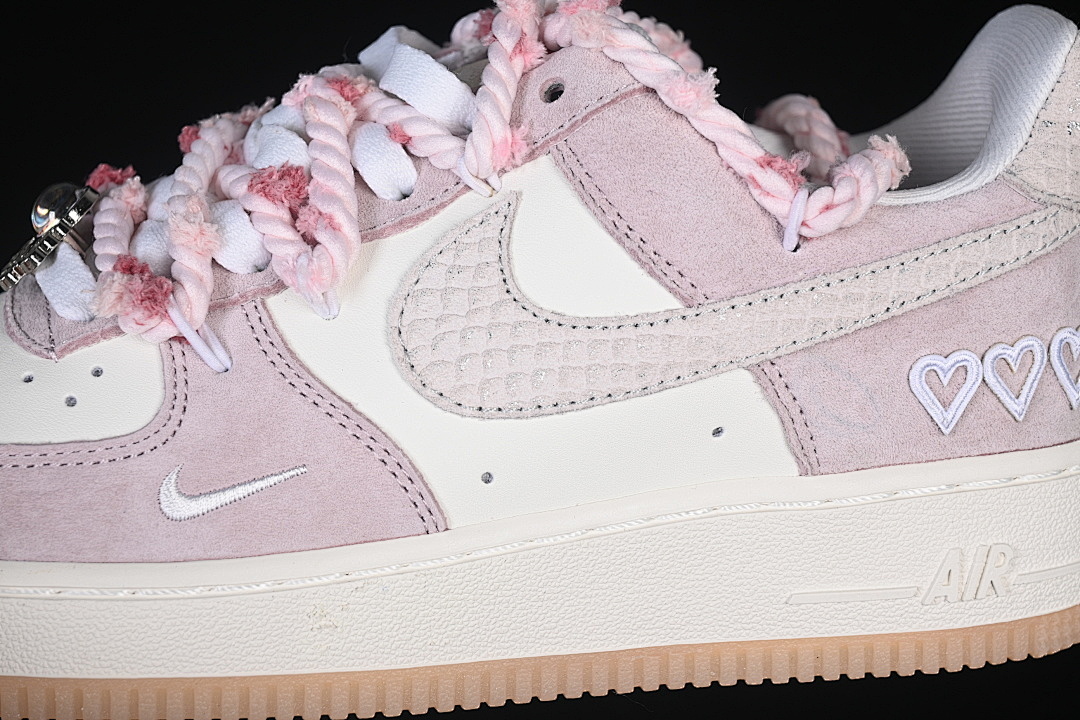 Nike [FA5066-111]-[AIR FORCE 1 07 LOW WHITE/PINK]-[WOMAN:36-39]-[MAN:40-45] - Image 8