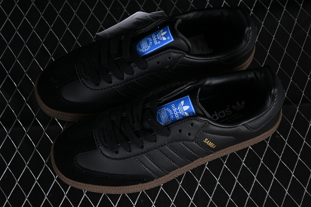 Adidas [IE3438]-[SAMBA VEGAN BLACK/BLUE/BROWN]-[WOMAN:36-39]-[MAN:40-45] - Image 11