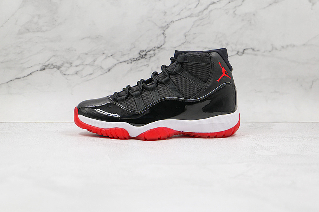Jordan AIR Jordan 11 RETRO BRED 2019 BLACK/WHITE/VARSITY RED · 378037-061, photo 1