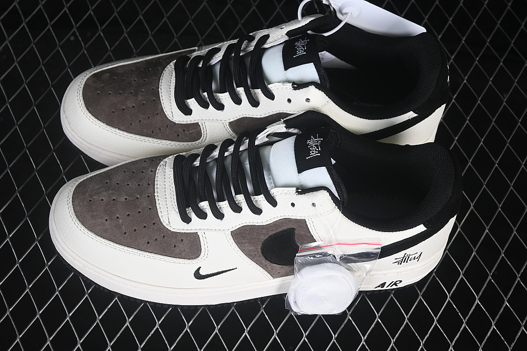 Nike [HO7788-112]-[AIR FORCE 1 07 LOW CASUAL SNEAKERS BROWN/WHITE]-[WOMAN:36-39]-[MAN:40-45] - Image 10