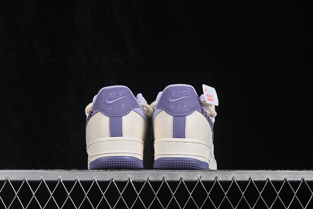 Nike [FJ7740-111]-[AIR FORCE 1 07 LOW TARO LEOPARD CASUAL SNEAKERS VIOLET/WHITE]-[WOMAN:36-39]-[MAN: - Image 13
