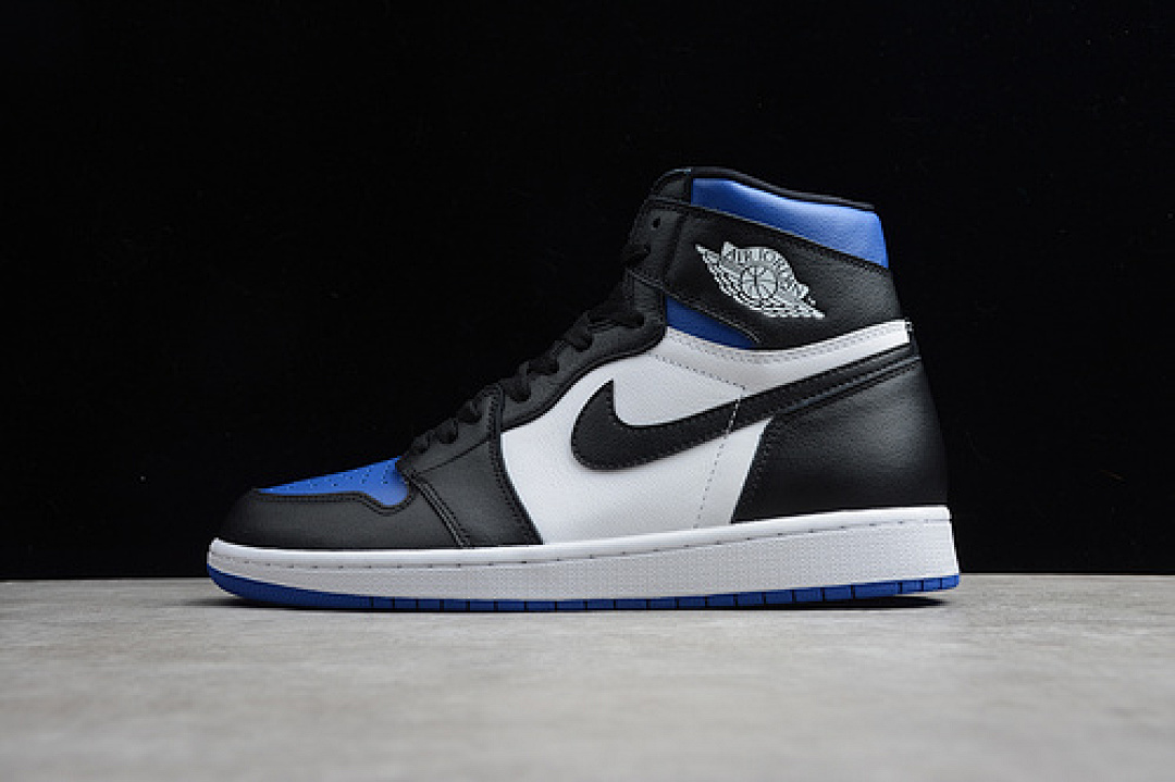 Jordan [555088-041]-[CJ AIR JORDAN 1 HIGH OG BLACK/WHITE-GAME ROYAL-BLACK]-[MAN:40-46], photo 1