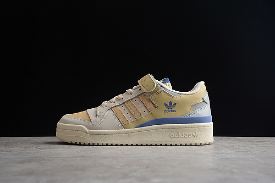 FORUM 84 LOW GREY/YELLOW/BLUE · GX4575, photo 1