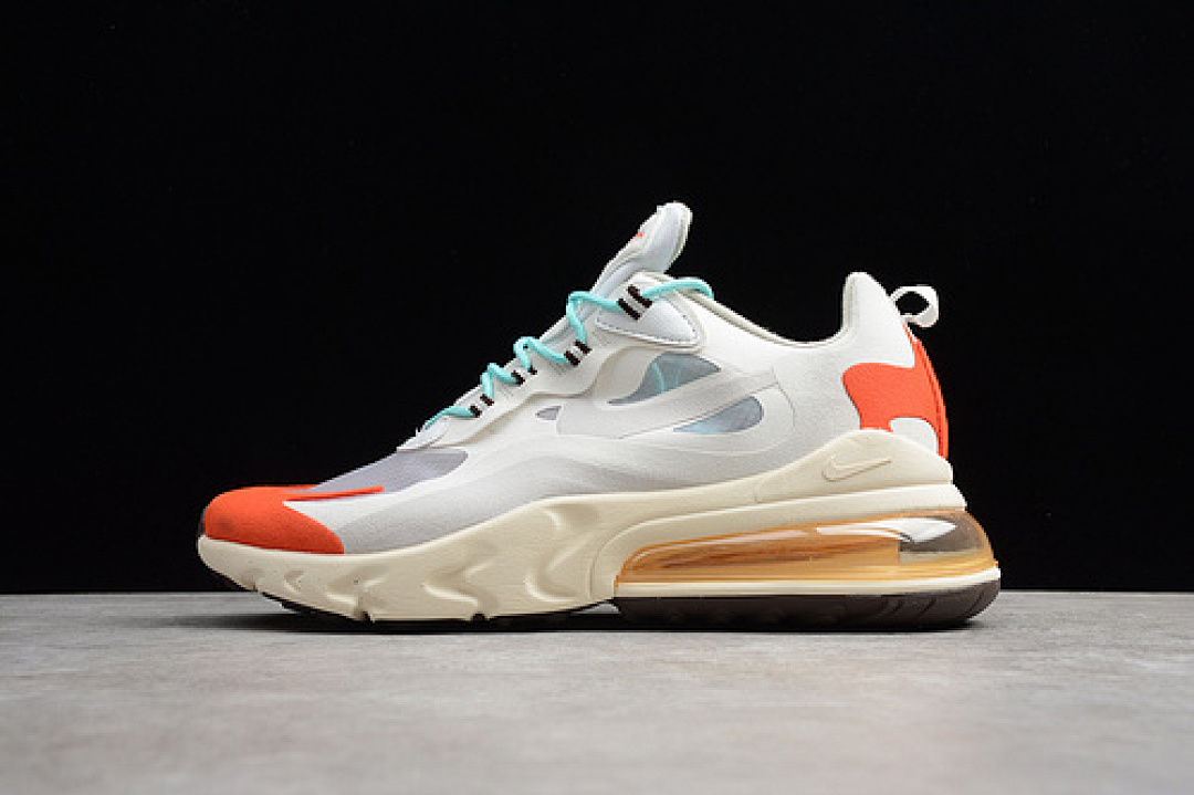 Unbranded [67-66-74]-[AT6174-200]-[AIR MAX 270 REACT LIGHT BEIGE CHALK/SUMMIT WHITE/TEAM (ORANGE]), photo 1