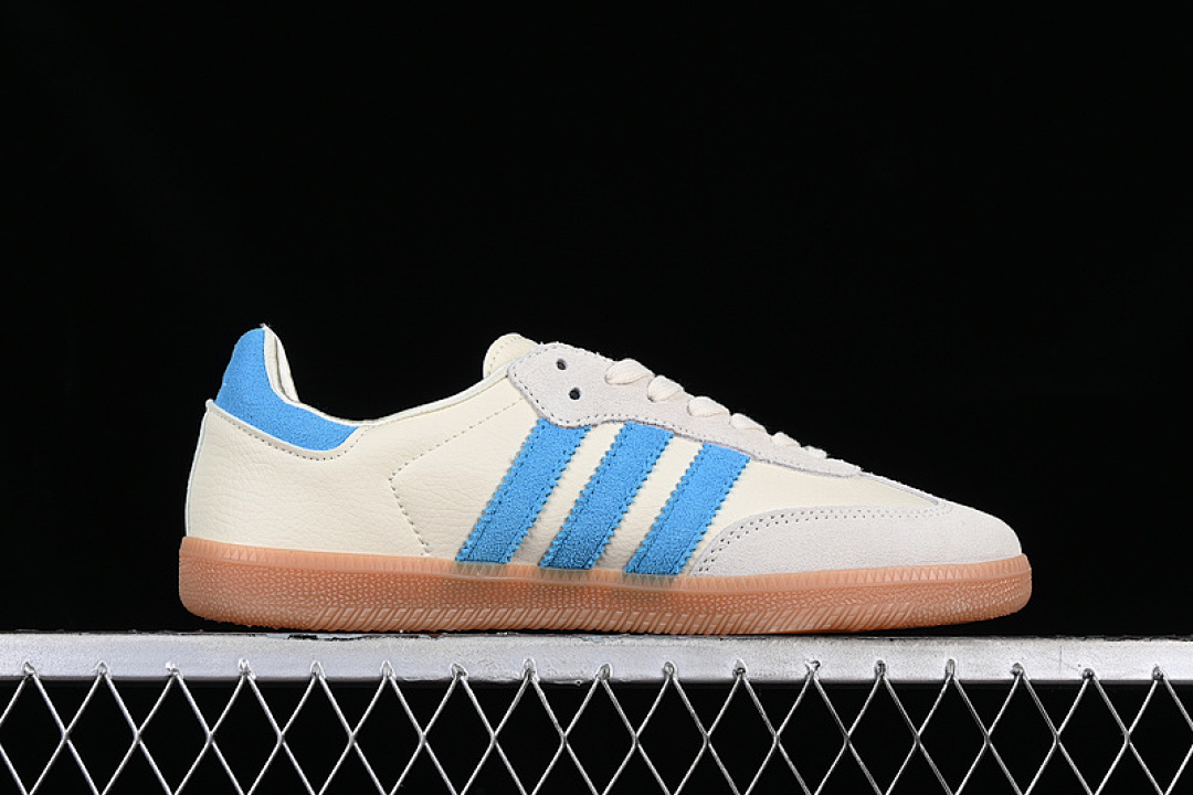 Adidas [IE7096]-[SAMBA VEGAN OG GREY/BLUE/BROWN]-[WOMAN:36-39]-[MAN:40-45] - Image 2