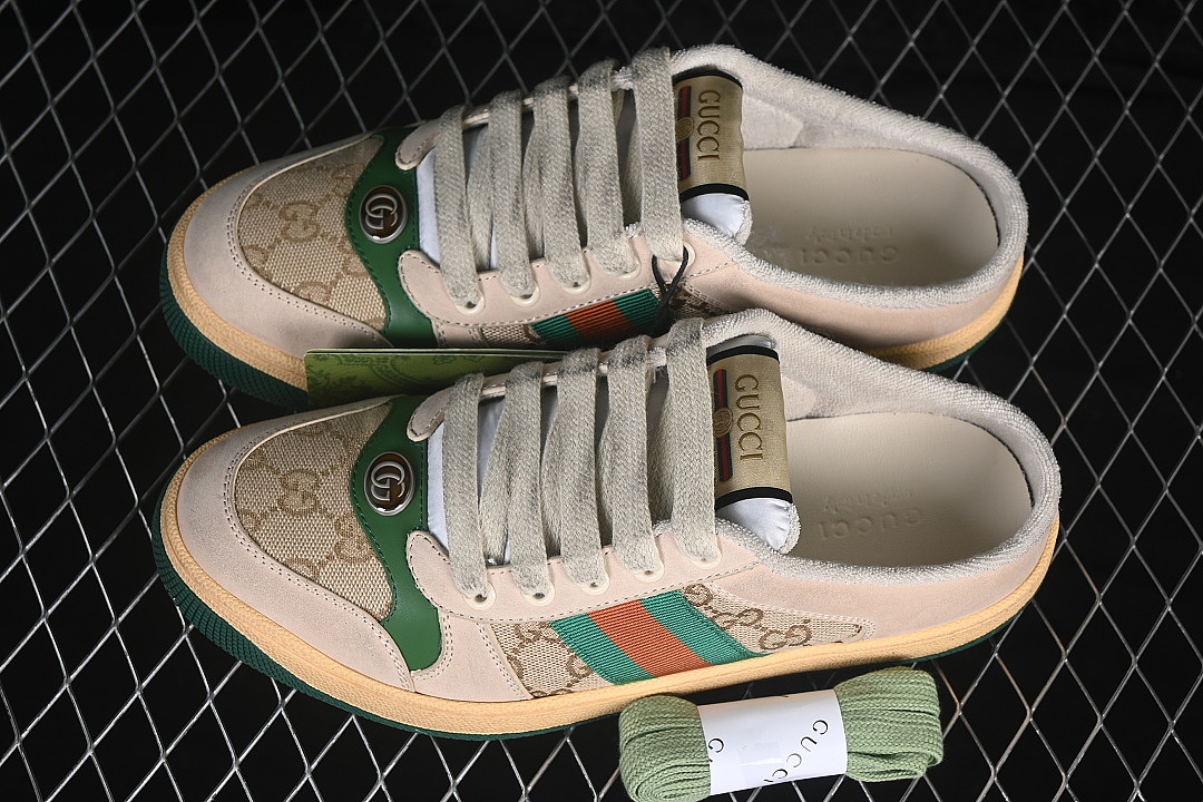 Gucci [0YIA05380]-[SCREENER SNEAKER CASUAL FLATS DARK GREEN/WHEAT]-[WOMAN:35-39]-[MAN:40] - Image 9