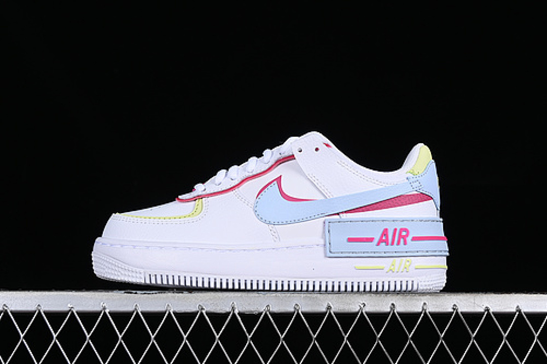 Nike Nike AIR FORCE 1 SHADOW WHITE/PINK/BLUE · FQ8885-100, photo 1