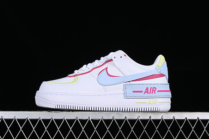 Nike Nike AIR FORCE 1 SHADOW WHITE/PINK/BLUE · FQ8885-100, photo 1