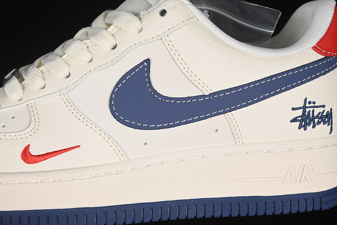 Nike [JJ2508-716]-[AIR FORCE 1 07 LOW WHITE/BLUE/RED]-[WOMAN:36-39]-[MAN:40-45] - Image 8