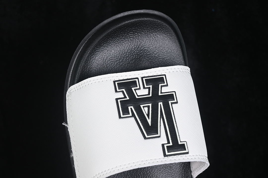 MLB [3ALPCMM4N07IVS]-[CHUNKY MOUND BASIC CASUAL SLIPPERS WHITE/BLACK]-[WOMAN:35-39]-[MAN:40-44] - Image 8