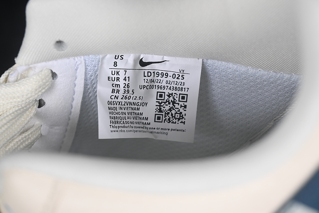 Nike [LD1999-025]-[AIR FORCE 1 07 LOW CASUAL SNEAKERS NAVY BLUE/WHITE]-[WOMAN:36-39]-[MAN:40-45] - Image 5