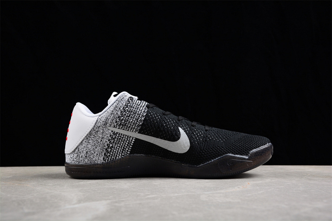 Nike [822675-105]-[KOBE 11 ELITE LOW LAST EMPEROR WHITE/GREY/BLACK]-[MAN:40-46] - Image 11