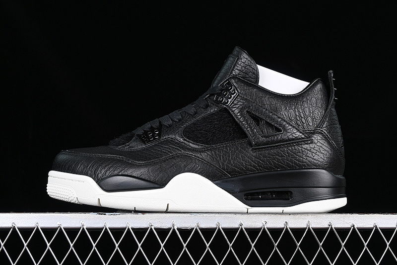 Jordan AIR Jordan 4 PREMIUM PONY HAIR WHITE/BLACK · 819139-010, photo 1