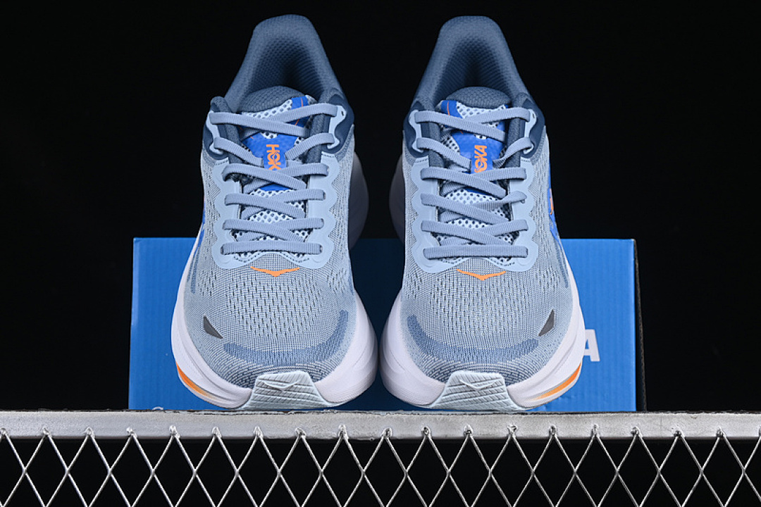 On Running [1162011 DNP]-[HOKA ONE BONDI 9 WHITE/GREY/BLUE]-[WOMAN:36-39]-[MAN:40-45] - Image 13