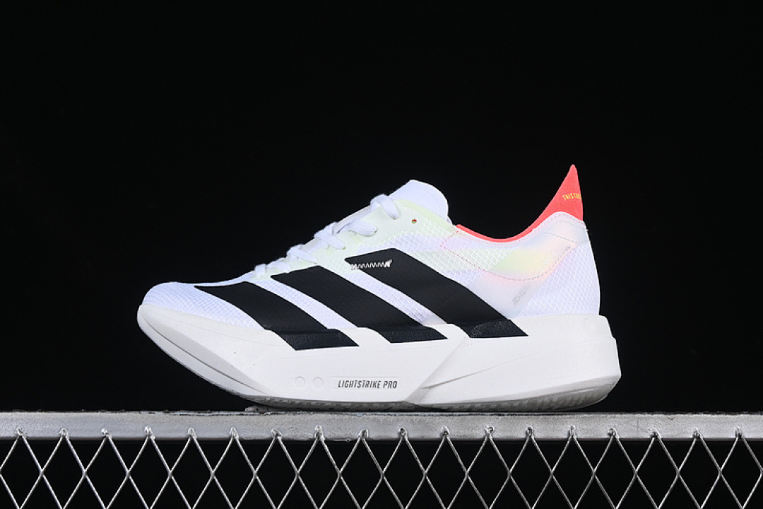 Adidas [JR1094]-[ADIZERO ADIOS 4 M CLOUD WHITE/CORE BLACK/SILVER METALLIC]-[WOMAN:36-39]-[MAN:40-45] - Image 2