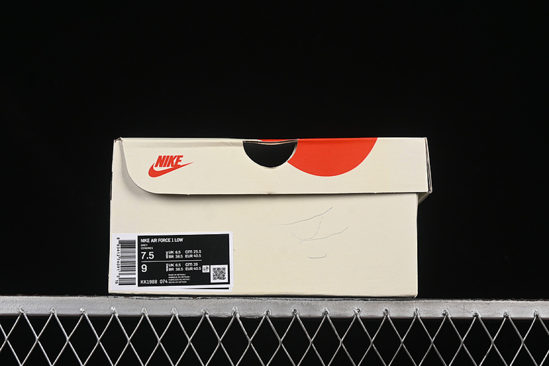 Nike [KK1988-074]-[AIR FORCE 1 07 LOW WHITE/GREY/BLACK/GREEN]-[WOMAN:36-39]-[MAN:40-45] - Image 12