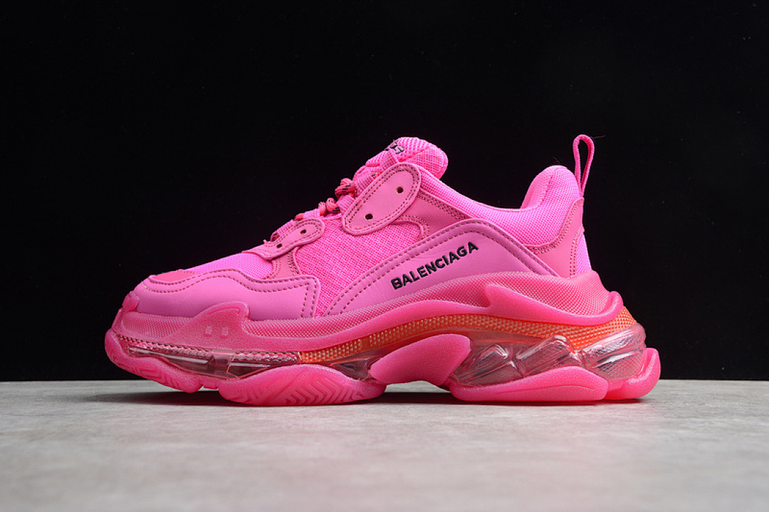 Unbranded [ECBA700320F]-[TRIPLE S SNEAKER PINK/PINK/BLACK]-[WOMAN:36-40], photo 1