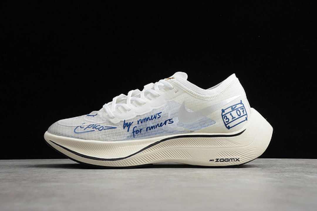 Unbranded [CU4844-100]-[ZOOMX VAPORFLY NEXT% WHITE/TEAM ROYAL-ORANGE PEEL-WHITE]-[MAN:39-45], photo 1