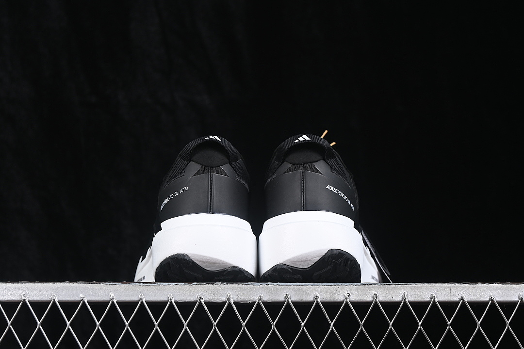 Adidas [KK0318]-[ADIZERO EVO SL COMPRESSION RUNNING SHOES BLACK/WHITE]-[WOMAN:36-39]-[MAN:40-45] - Image 14