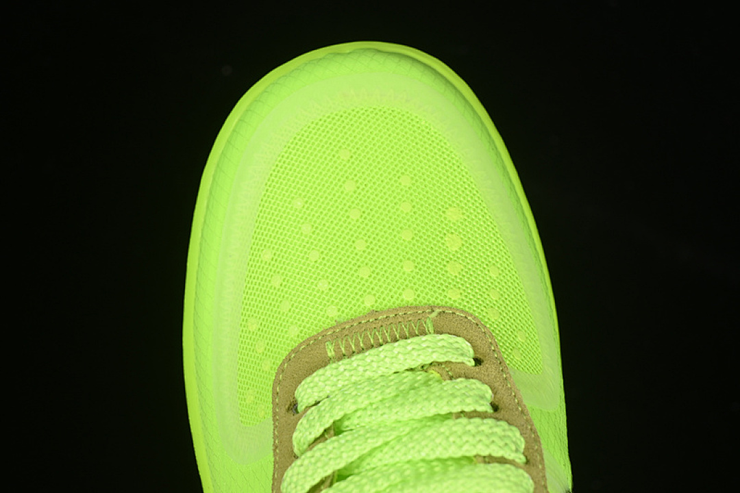 Nike [AO4606-700]-[OFF WHITE AIR FORCE 1 LOW VOLT/CONE-BLACK-HYPER JADE]-[WOMAN:36-39]-[MAN:40-45] - Image 10