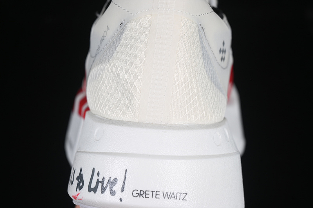 Adidas [JR6363]-[ADIZERO ADIOS 4 M WHITE/GREY/RED]-[WOMAN:36-39]-[MAN:40-45] - Image 7