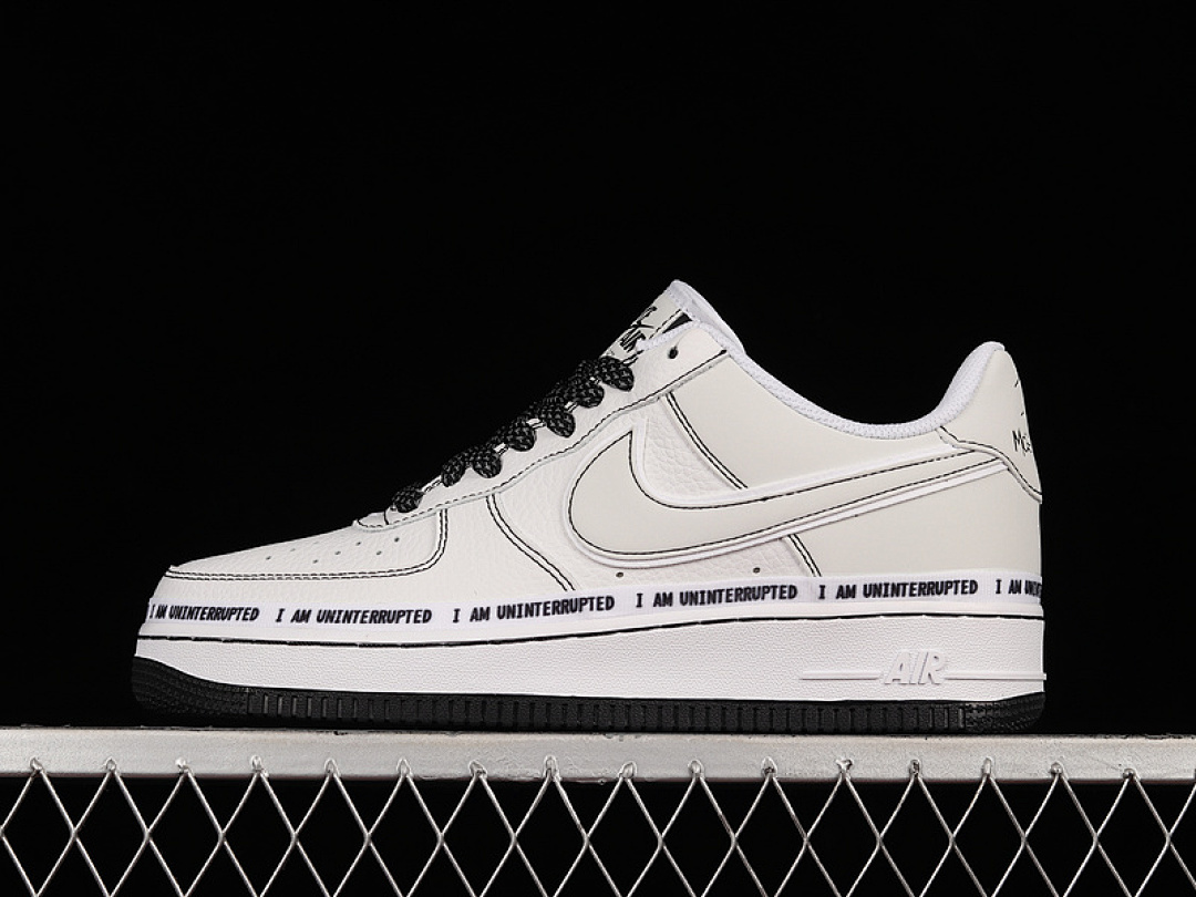 Nike [CQ0494-001]-[AIR FORCE 1 LOW 07 QS MORE THAN X UNINTERRUPTED WHITE/WHITE/BLUE]-[UNISEX:36-45], photo 1