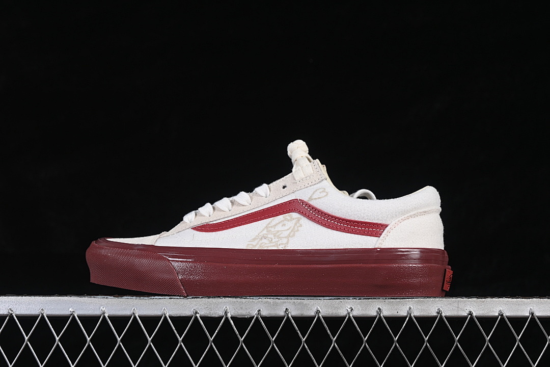 PREMIUM OLD SKOOL POPPY EMBER/FADED BLACK · VN000EJUHRW, photo 1