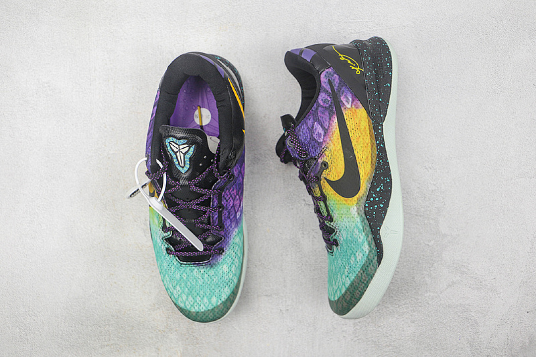 Nike [555035-302]-[KOBE 8 SYSTEM EASTER FIBERGLASS/COURT PURPLE-BACK-LASER PURPLE]-[MAN:39-46] - Image 3
